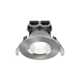 Nordlux Fremont 3-Kit - einbauspot - Ø 85 mm, Ø 72 mm einbaumaß - 3 x 4,5W dimmbar LED inkl. - IP65 - gebürsteter Stahl
