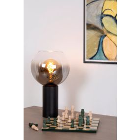 Lucide Marius - Tischleuchte - Ø 20 x 32,5 cm - rauchschwarz