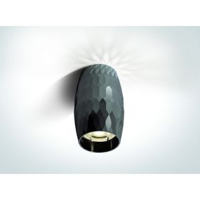 ONE Light Deko-Zylinder Aluminium - Aufbaustrahler - Ø 6,8 x 11,5 cm - dunkelchrom