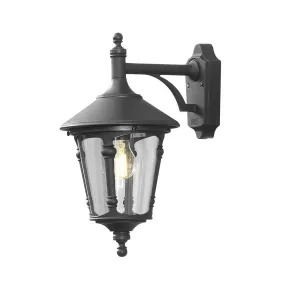 Konstsmide Virgo - außenwandleuchte - 24 x 33 x 44 cm - IP23 - mattschwarz