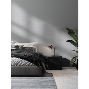 Nova Luce Geti - tischlampe - Ø 13 x 2,5 cm - schwarz und gold