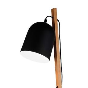 Nova Luce Mutanti - Stehleuchte - 160 cm - schwarz und braun