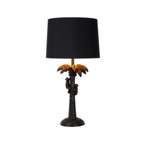 Lucide Extravaganza Coconut - Tischleuchte - Ø 30,5 x 50 cm - schwarz
