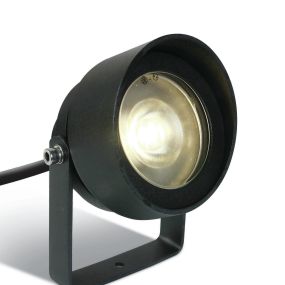 ONE Light Garden Round Spots - Bodenspot auf Erdspieß - Ø 10,3 x 12 cm - 11W LED inkl. - IP65 - anthrazit