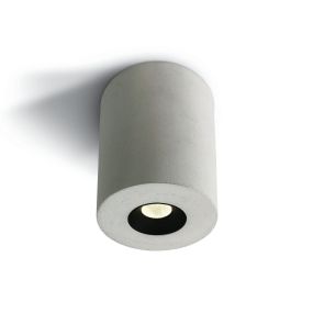 ONE Light COB Indoor Round Cylinders - Deckenleuchte - Ø 7,5 x 11 cm - 4,5W LED inkl. - weißer Beton