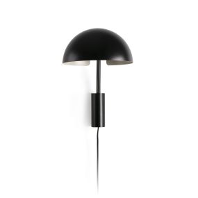 Faro Dominica - Wandleuchte mit Schalter - 32,9 x 25 x 50,2 cm - mattschwarz