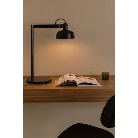 Faro Tatawin - Tischleuchte - 25 x 45,4 x 57,5 cm - schwarz satiniert und schwarz glänzend