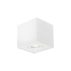 Nova Luce Rende - Aufbaustrahler - 8 x 8 x 9 cm - weiß