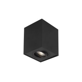 Nova Luce Rende - Aufbaustrahler - 9,6 x 9,6 x 12,5 cm - schwarz