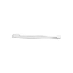 Nova Luce Arga - wandleuchte - 60 x 4,2 x 10 cm - 17W LED inkl. - IP44 - Sand Weiß