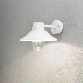 Konstsmide Vega - Wandleuchte für Außen - 29 x 36 x 26,5 cm - IP54 - weiß