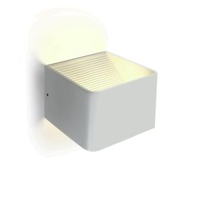 ONE Light Backlight Wall Range - Wandleuchte - 10 x 10 x 8 cm - 6W LED inkl. - weiß