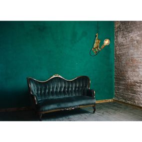 Lucide Extravaganza Chimp - Hängeleuchte - Ø 18 x 185 cm - schwarz und gold