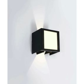 ONE Light Wall Adjustable Beams - Außenwandleuchte - 14 x 12,5 x 14,5 cm - 11W LED inkl - IP54 - anthrazit