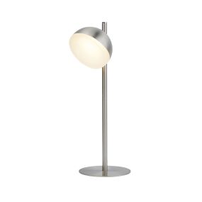 Searchlight Tully - Tischleuchte - 12 x 35 cm - 6W LED inkl - satiniert silber