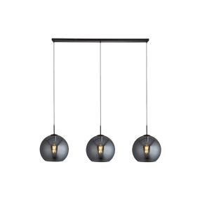 Searchlight Amsterdam - Pendelleuchte - 120 x 30 x 240 cm - schwarz