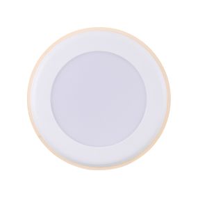 Nordlux Elkton 14 - Einbaustrahler - Ø 145 mm, Ø 130 mm Einbaugröße - 3 Stufen Moodmaker-Funktion - 12W dimmbare LED inkl. - weiß