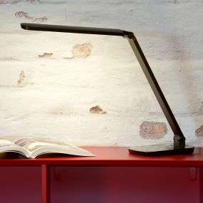 Lucide Vario - Tischleuchte - 51,5 x 13,5 x 39,4 cm - 8W dimmbare LED inkl - schwarz