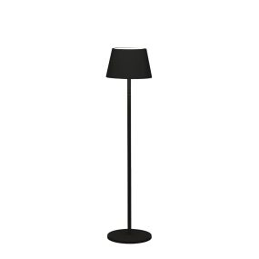 Konstsmide Capri - Außen-Stehleuchte - Ø 35 x 77/113/150 cm - 10W dimmbare LED inkl + RGB - wiederaufladbar - IP54 - schwarz