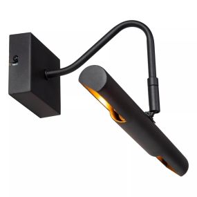 Lucide Vinz - Wandleuchte - 36 x 19,3 x 15,7 cm - schwarz