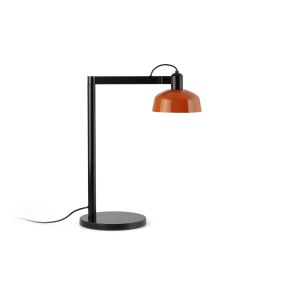 Faro Tatawin - Tischleuchte - 25 x 45,4 x 57,5 cm - schwarz satiniert und rötlich orange glänzend