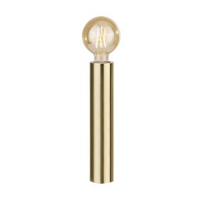 Searchlight Porter - Tischleuchte - Ø 6 x 30 cm - satiniert gold
