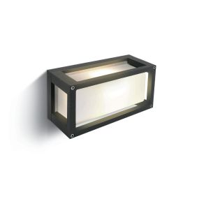 ONE Light Outdoor E27 Square - Außenwandleuchte - 25 x 9,5 x 12,5 cm - IP54 - anthrazit