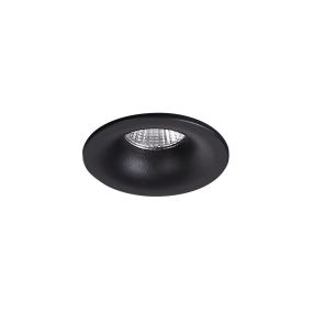 Maxlight Yuca Fixed - Einbaustrahler - Ø 47 mm, Ø 42 mm Einbaumaß - inkl. 3W LED - schwarz