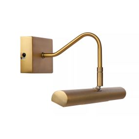 Lucide Vinz - Wandleuchte - 36 x 19,3 x 15,7 cm - matt gold
