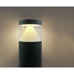 ONE Light LED Poller Range - Gartenleuchte - Ø 16 x 100 cm - 20W LED inkl. - IP65 - anthrazit - weiße Lichtfarbe
