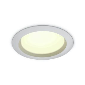 ONE Light Bathroom Downlights - Einbaustrahler - Ø 228 mm, Ø 210 mm Einbaumaß - 25W LED inkl. - IP54 - weiß - weiße Lichtfarbe