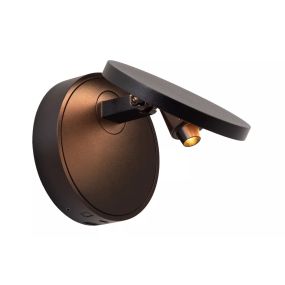 Lucide Ufor - Wandleuchte mit USB-Anschluss - Ø 12 x 15,1 cm - 8W dimmbar bis warm LED inkl - schwarz