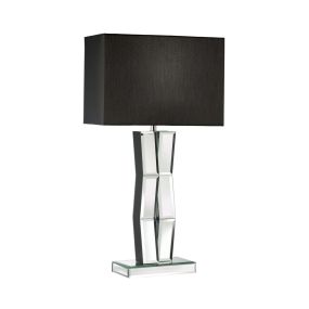 Searchlight Mirror - Tischleuchte - 32 x 60 cm - schwarz