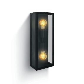 ONE Light Romantic Outdoor - Außenwandleuchte - 16 x 10 x 45 cm - IP43 - schwarz