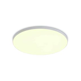ONE Light Floating Panels Range - Deckeneinbauleuchten - Ø 20 x 2,4 cm - inkl. 20W LED - weiß
