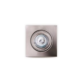 Maxlight - Einbaustrahler - 95 x 95 mm, Ø 80 mm Einbaugröße - Chrom