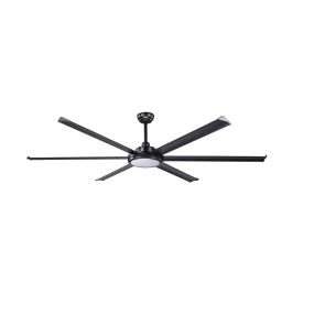 Faro Rotterdam 20 XL - deckenventilator mit licht und fernbedienung - Ø 200 cm - 32W LED inkl. - matt schwarz