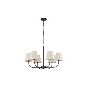 Nova Luce Moist - pendelleuchte - Ø 75 x 130 cm - schwarz und beige
