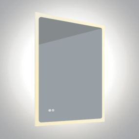 ONE Light Defog Mirrors - Spiegel mit Beleuchtung - 60 x 2,5 x 80 cm - 20W dimmbare LED inkl - IP44 - Aluminium