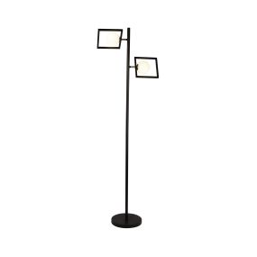 Searchlight Rosewell - Stehleuchte - 153,5 cm - mattschwarz