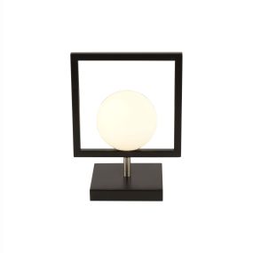 Searchlight Rosewell - Tischleuchte - 23,5 cm - mattschwarz