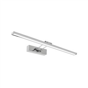 Nova Luce Rosa - Spiegelleuchte - 57 x 4,5 x 19 cm - 18W LED inkl. - IP44 - Chrom