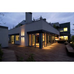 ONE Light GU10 Outdoor - Außenwandleuchte - 8 x 17,3 cm - IP54 - grau