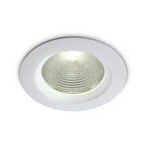 ONE Light COB Downlight Range - Einbaustrahler - Ø 170 mm, Ø 145 mm Einbaugröße - inkl. 20W LED - weiß - Lichtfarbe weiß