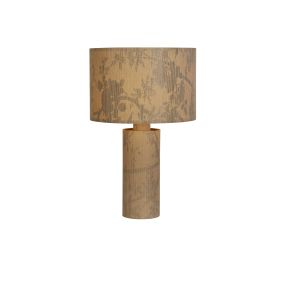 Searchlight Isla - Tischleuchte - Ø 30 x 49 cm - braun und schwarz