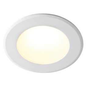 Nordlux Birla - einbauspot - Ø 95 mm, Ø 70 mm einbaumaß - 7W dimmbar LED inkl. - weiß