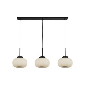 Searchlight Lumina - Pendelleuchte - 104 x 24 x 130 cm - weiß und mattschwarz