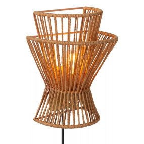 Lucide Tasman - Wandleuchte - 18 x 14 x 24 cm - natur