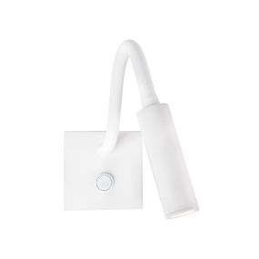 Nova Luce Madison - Wandleuchte mit Schalter - 32 x 8 x 31 cm - 3W LED inkl. - weiß