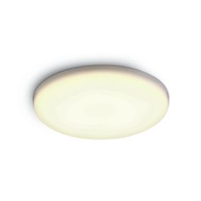 ONE Light Frameless Range - Deckeneinbauleuchte - Ø 15,5 x 2,2 cm - 15W LED inkl. - IP65 - weiß - weiße Lichtfarbe